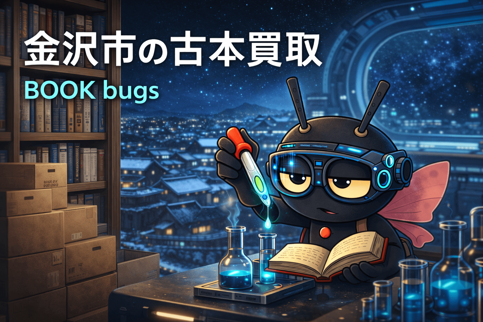 金沢市の古本買取を案内するDr.MORPH｜BOOK bugs